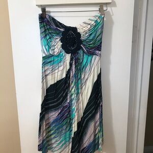 Sky Strapless Dress Size M